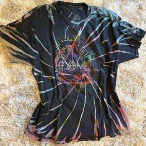 Def Leppard Tie-Dye Graphic T-Shirt